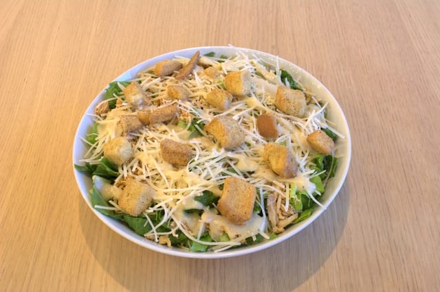 Chicken Caesar salad.